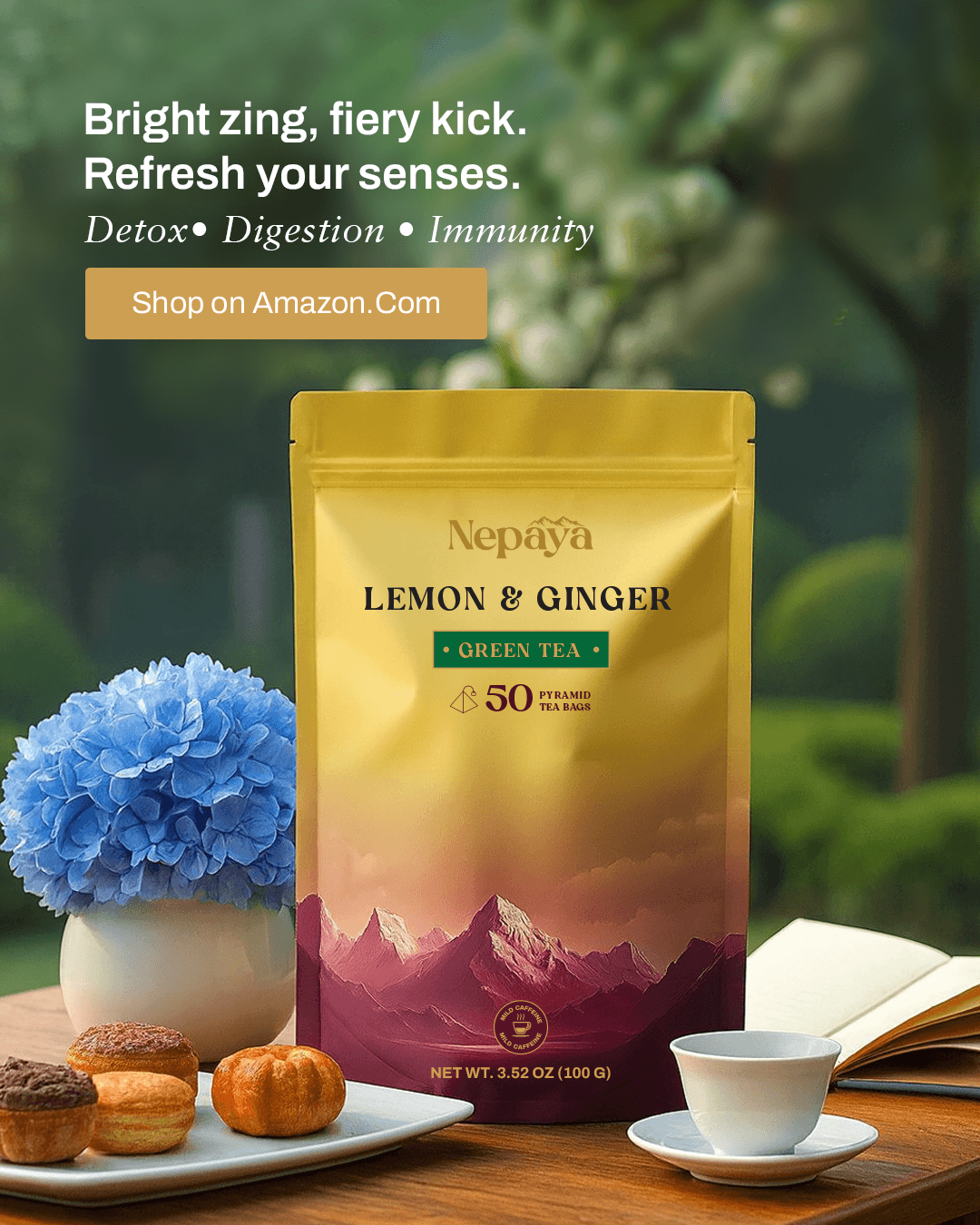 Nepaya Lemon & Ginger