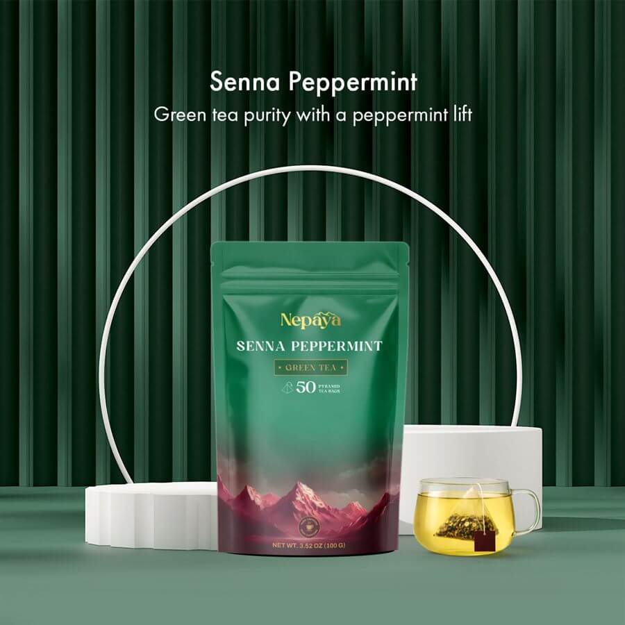 Nepaya Senna Peppermint Green Tea